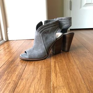 Vince Camuto Grey Suede Booties